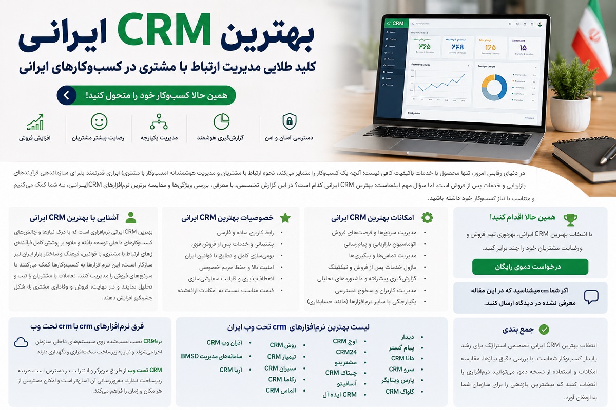 بهترین CRM ایرانی